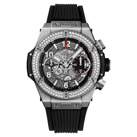 montre hublot 1200 diamants|Big Bang Unico Titanium Diamonds 42 mm .